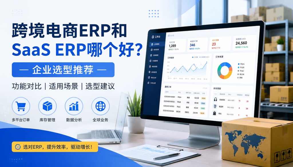 跨境电商ERP和SaaS ERP哪个好？企业选型推荐